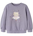 Name It Sweatshirt - NmfValona - Lavender Gray/Ballerina Bear