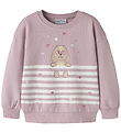 Name It Sweatshirt - NmfValona - Dawn Pink/Dog Heart Stripe
