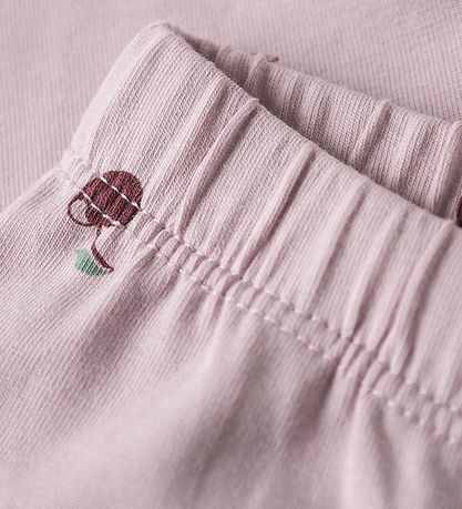 Name It Leggigs - NbfVuvivian - Dawn Pink/Cherry