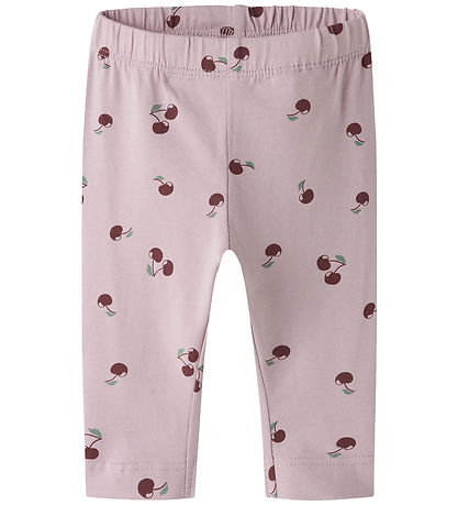 Name It Leggigs - NbfVuvivian - Dawn Pink/Cherry