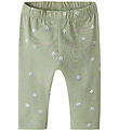 Name It Leggings - NbfVuvian - Swamp/Flowers