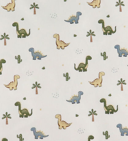 Nørgaard Madsens Sengetøj - Baby - Beige m. Dinoer