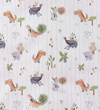 Nørgaard Madsens Sengetøj - Baby - Hvid m. Dinoer