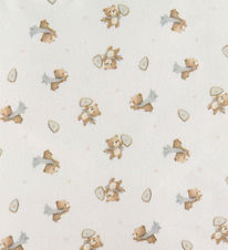 Nørgaard Madsens Sengetøj - Baby - Hvid m. Bamser