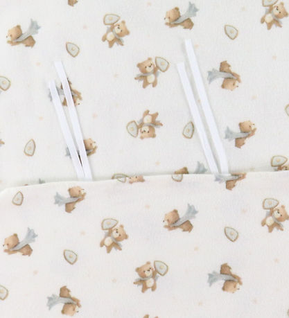 Nørgaard Madsens Sengetøj - Baby - Hvid m. Bamser