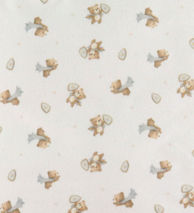 Nørgaard Madsens Sengetøj - Baby - Hvid m. Bamser