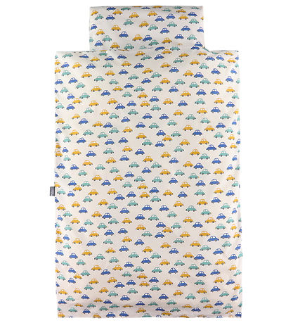 Nørgaard Madsens sengetøj - Voksen - Hvid m. Biler