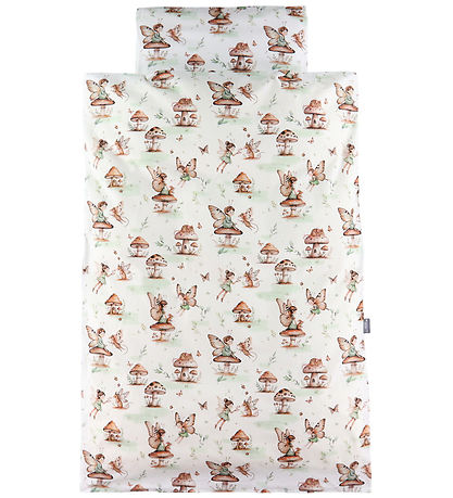 Nørgaard Madsens Sengetøj - Voksen - Hvid m. Klokkeblomst