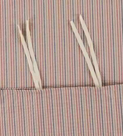 Nørgaard Madsens Sengetøj - Bæk og Bølge -  Baby - Sand m. Strib