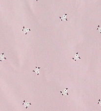 Nørgaard Madsens Sengetøj - Flonel - Baby - Mauve m. Blomster