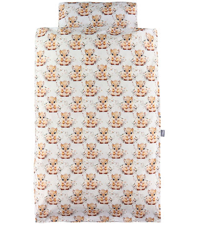 Nørgaard madsens Sengetøj - baby - Off White m. Egern