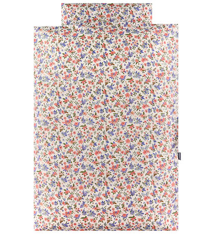 Nørgaard Madsens Sengetøj - Baby - Beige m. Blomster