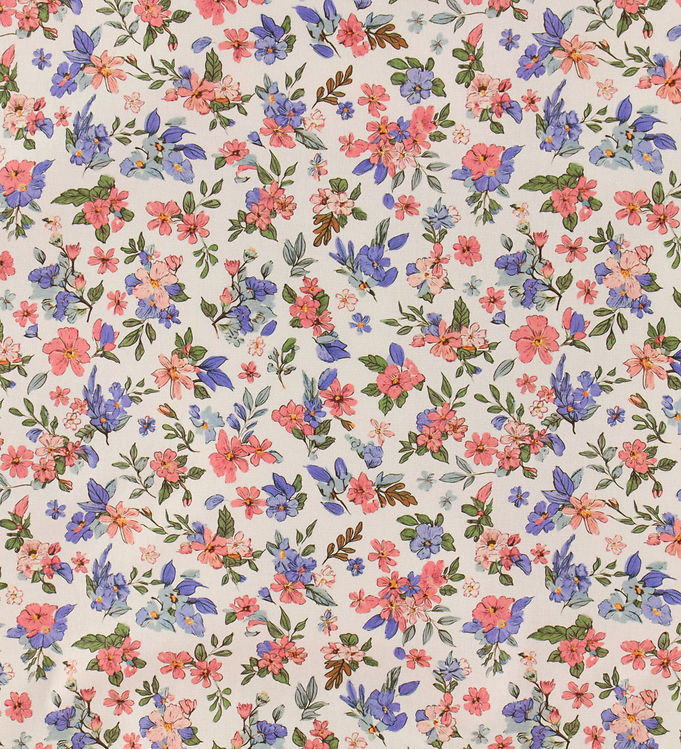 Nørgaard Madsens Sengetøj - Baby - Beige m. Blomster