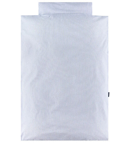 Nørgaard Madsens Sengetøj - Baby - Blå m. Striber