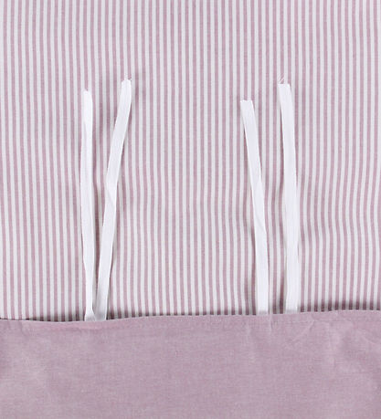 Nørgaard Madsens Sengetøj - Baby - Rosa m. Striber