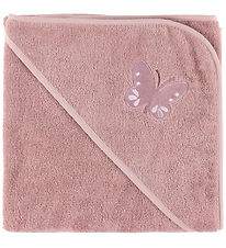Nørgaard Madsens Badeslag - 75x75 cm - Mauve m. Sommerfugl