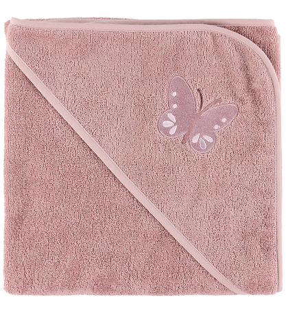 Nørgaard Madsens Badeslag - 75x75 cm - Mauve m. Sommerfugl