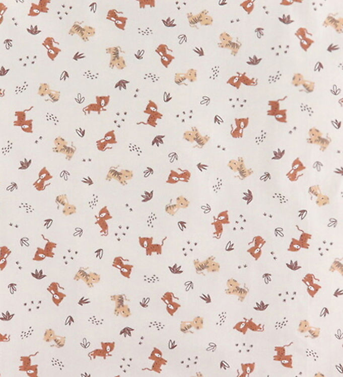 Nørgaard Madsens Sengetøj - Baby - Hvid m. Dyr