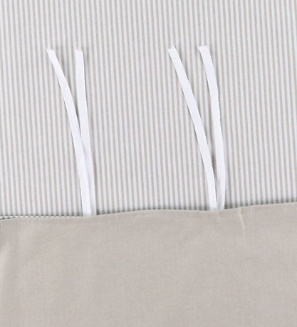 Nørgaard Madsens Sengetøj - Baby - Beige m. Striber
