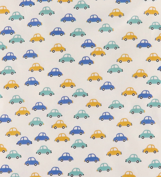 Nørgaard Madsens Sengetøj - Baby - Hvid m. Biler