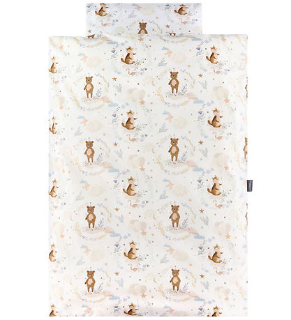 Nørgaard Madsens Sengetøj - Baby - Hvid m. Bamser