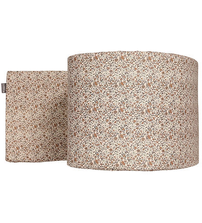 Nørgaard Madsens Sengerand - 30x360 cm - Rosa m. Blomster