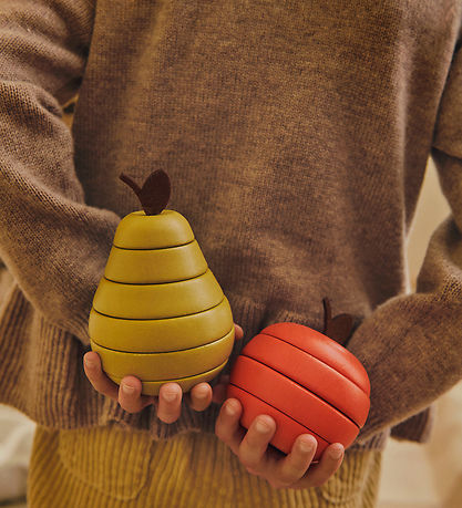 Ferm Living Trælegetøj - Stackling Apple and Pear