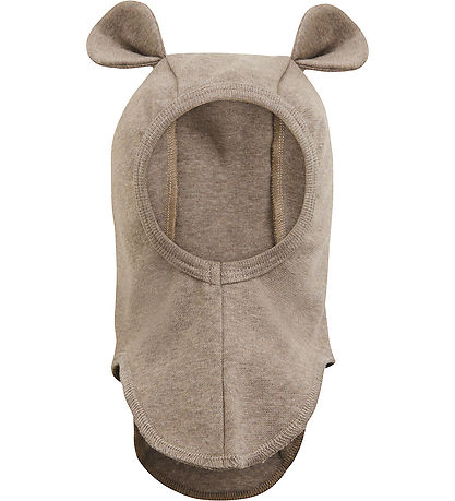 Huttelihut Elefanthue - 1 lags - Savannah Melange m. Ører