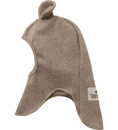 Huttelihut Elefanthue - 1 lags - Savannah Melange m. Ører