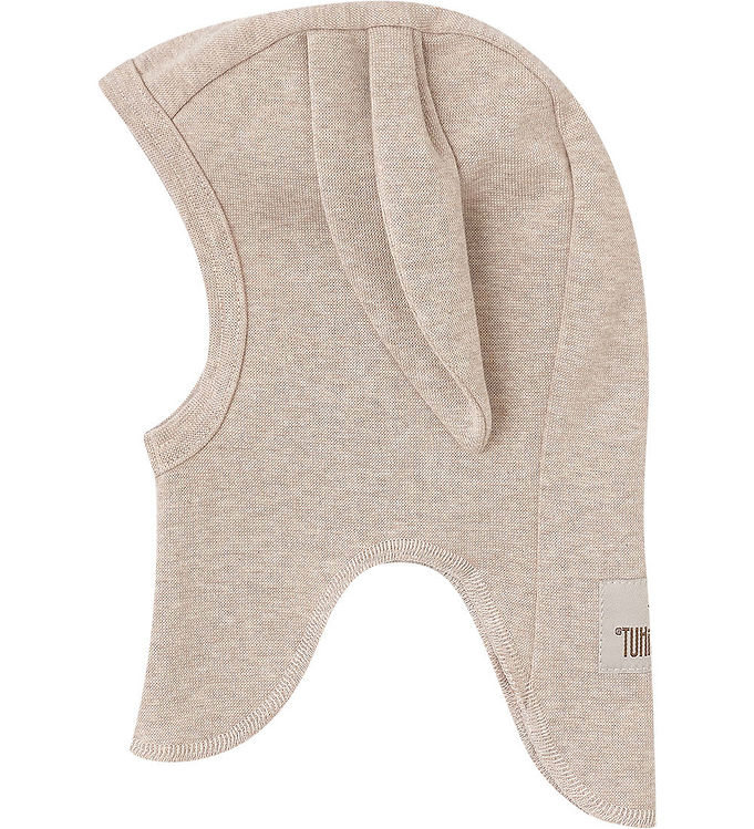 Huttelihut Elefanthue - 1-lags - Camel Melange m. Ører billede