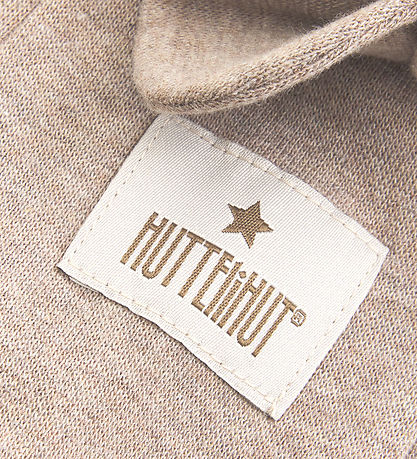 Huttelihut Elefanthue - 1-lags - Camel Melange m. Ører