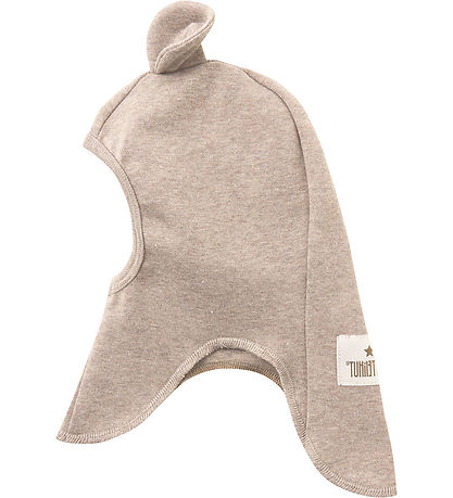 Huttelihut Elefanthue - 1-lags - Camel Melange m. Ører