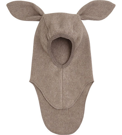 Huttelihut Elefanthue - 1-lags - Fleece - Savannah Melange m. Ør