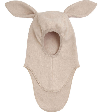 huttelihut Elefanthue - 1-lags - Fleece - Camel Melange m. Ører