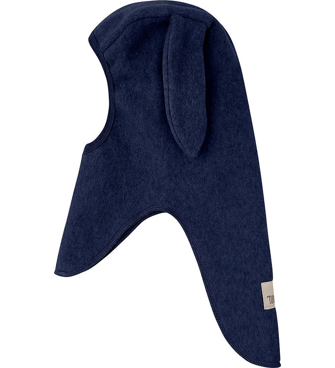 Huttelihut Elefanthue - 1-lags - Fleece - Navy Blazer m. Ører