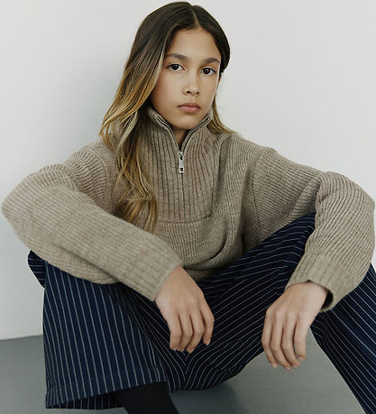 Sofie Schnoor Bluse - strik - Pilosy - Deer Melange