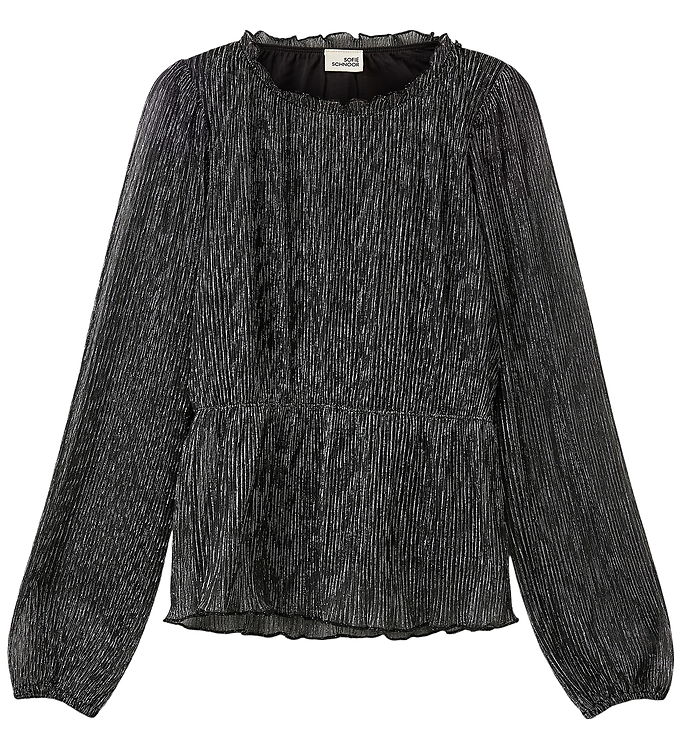 Sofie Schnoor Bluse - Allissy - Sort m. Sølv