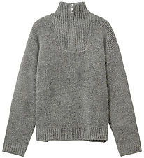 Sofie Schnoor Bluse - Strik - Pilosy - Grey Melange