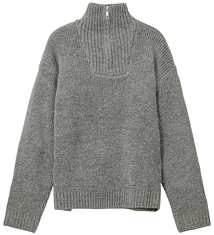 Sofie Schnoor Bluse - Strik - Pilosy - Grey Melange