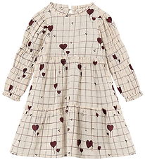 Fliink Dress - Ilove - Sandshell Heart Aop