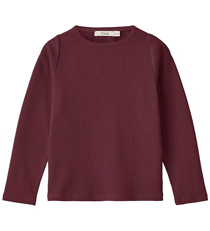 Fliink Bluse - Kenna - Rib - Burgendy