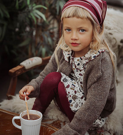 Fliink Leggings - Kenna - Rib - Burgendy