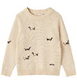 Fliink Blouse - Knitted - Mahdi Dog - Sandshell