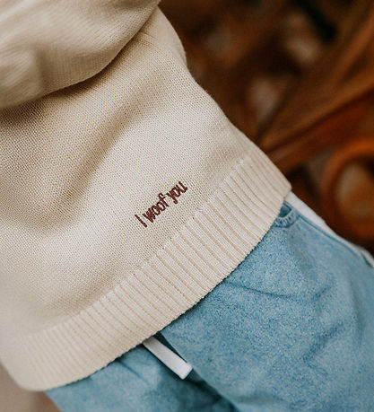 Fliink Blouse - Knitted - Mahdi Dog - Sandshell