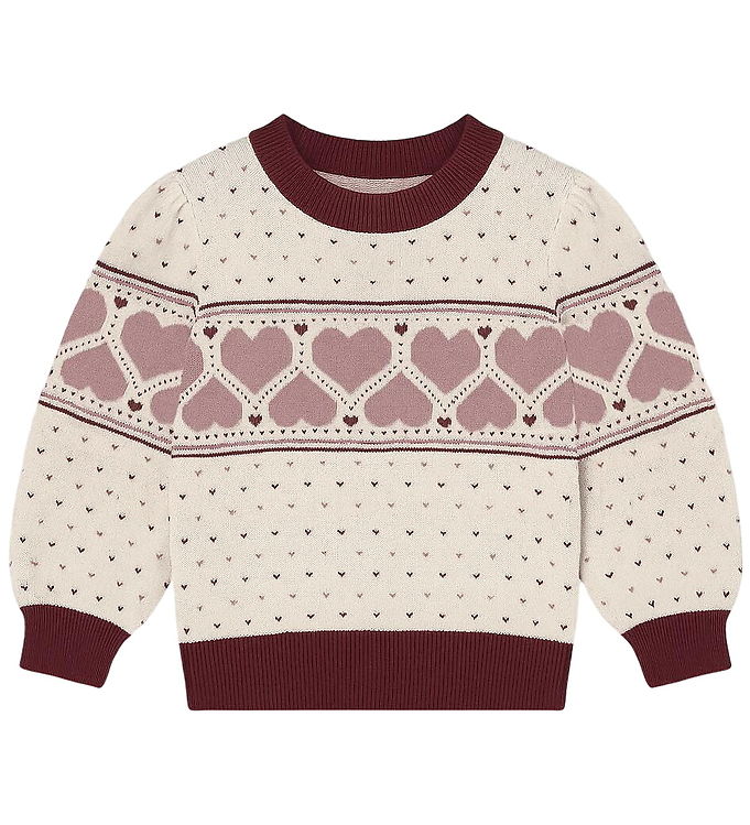 Fliink Bluse - Strik - Hearty - Sandshell