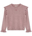 Fliink Blouse - Knitted - Fame O-Neck - Woodrose