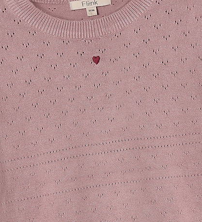 Fliink Blouse - Knitted - Fame O-Neck - Woodrose