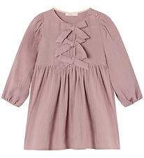 Fliink Kjole - Elmo Bow - Woodrose