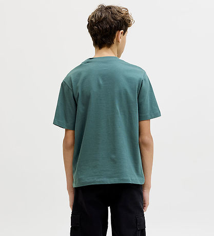 Jack & Jones T-shirt - Noos - JjeCaleb - Atlantic Deep