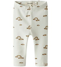 Lil' Atelier Leggings - Noos - NbnLayo - Coconut Milk/Rainbow